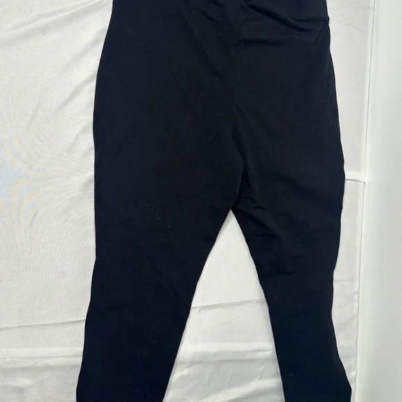 Torrid Size 2 Black Moto Cropped Leggings Mesh Panel Stretch - Picture 5 of 7